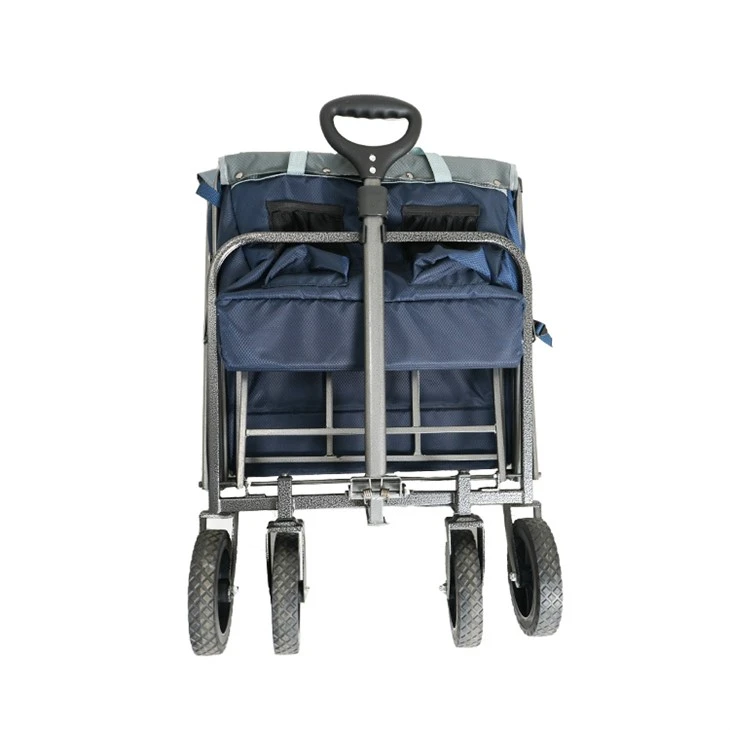 High Quality Back Open Sittable Folding Wagon